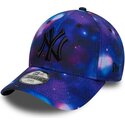 lippikset-kaareva-monivarinen-snapback-lapsille-9forty-all-over-print-space-new-york-yankees-mlb-new-era