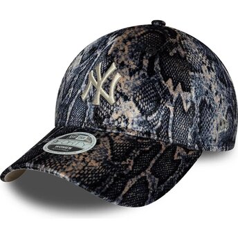 Lippikset kaareva monivärinen säädettävä nauha 9FORTY Snake Print New York Yankees MLB New Era