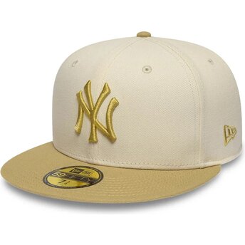 Lippikset litteä beige istuva 59FIFTY League Essential New York Yankees MLB New Era