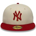 lippikset-littea-beige-istuva-59fifty-league-essential-new-york-yankees-mlb-new-era