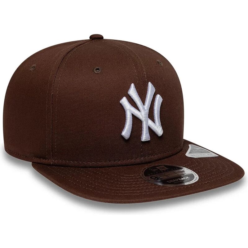 lippikset-littea-ruskea-snapback-9fifty-original-fit-league-essential-new-york-yankees-mlb-new-era