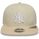 lippikset-littea-beige-snapback-9fifty-cord-visor-new-york-yankees-mlb-new-era