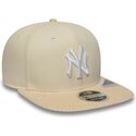 lippikset-littea-beige-snapback-9fifty-cord-visor-new-york-yankees-mlb-new-era