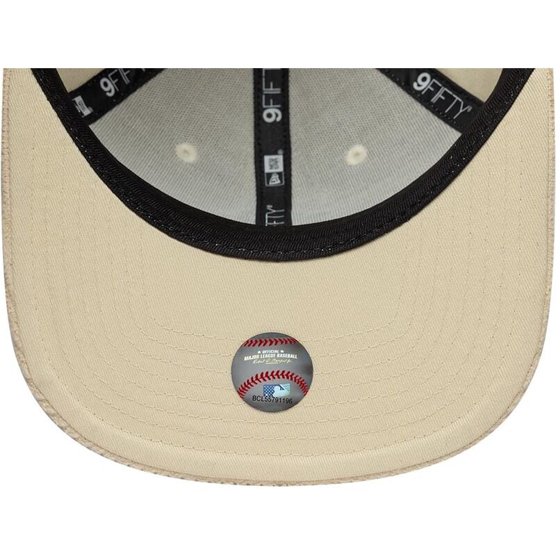 lippikset-littea-beige-snapback-9fifty-cord-visor-new-york-yankees-mlb-new-era