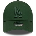 lippikset-kaareva-vihrea-saadettava-nauha-lapsille-9forty-league-essential-los-angeles-dodgers-mlb-new-era