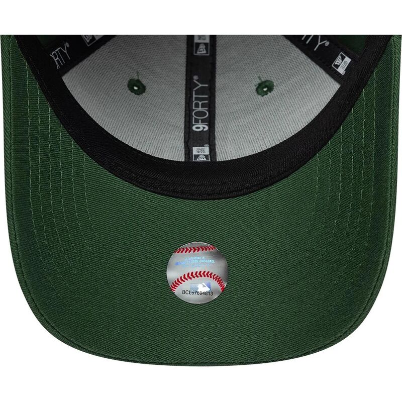 lippikset-kaareva-vihrea-saadettava-nauha-lapsille-9forty-league-essential-los-angeles-dodgers-mlb-new-era