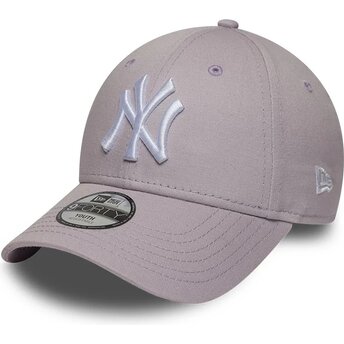 Lippikset kaareva violetti säädettävä nauha lapsille 9FORTY League Essential New York Yankees MLB New Era