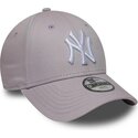 lippikset-kaareva-violetti-saadettava-nauha-lapsille-9forty-league-essential-new-york-yankees-mlb-new-era