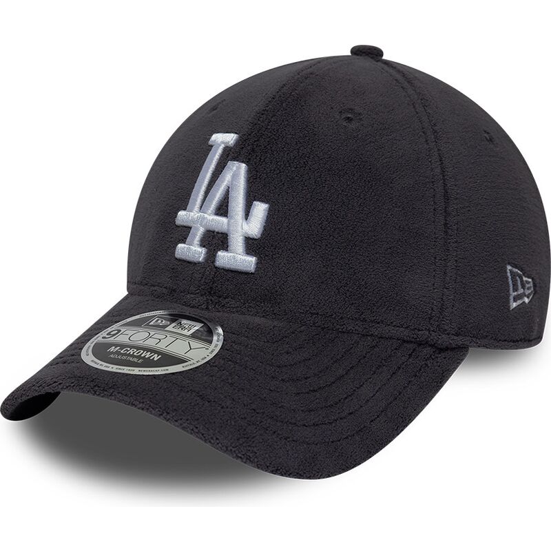 lippikset-kaareva-harmaa-snapback-9forty-m-crown-fleece-los-angeles-dodgers-mlb-new-era