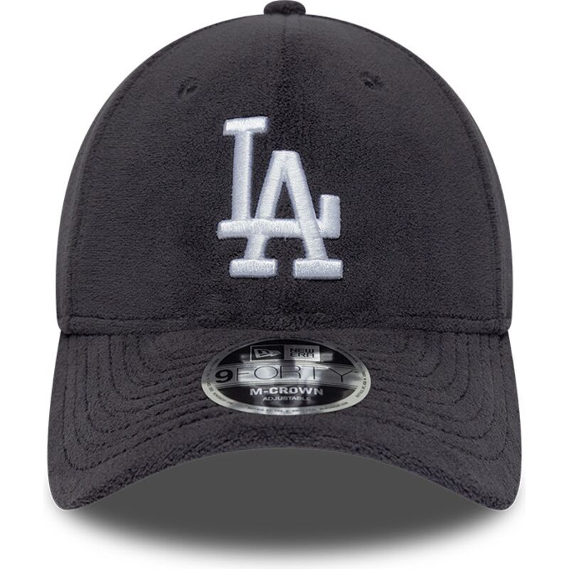 lippikset-kaareva-harmaa-snapback-9forty-m-crown-fleece-los-angeles-dodgers-mlb-new-era