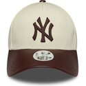 lippikset-kaareva-beige-saadettava-nauha-9forty-m-crown-fabric-mix-new-york-yankees-mlb-new-era