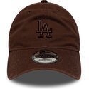 lippikset-kaareva-ruskea-saadettava-nauha-9twenty-washed-midi-los-angeles-dodgers-mlb-new-era