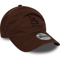 lippikset-kaareva-ruskea-saadettava-nauha-9twenty-washed-midi-los-angeles-dodgers-mlb-new-era