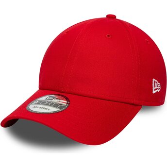 Lippikset kaareva punainen säädettävä nauha 9FORTY Basic Flag New Era