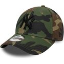 lippikset-kaareva-maastokuvio-saadettava-nauha-lapsille-9forty-league-essential-new-york-yankees-mlb-new-era