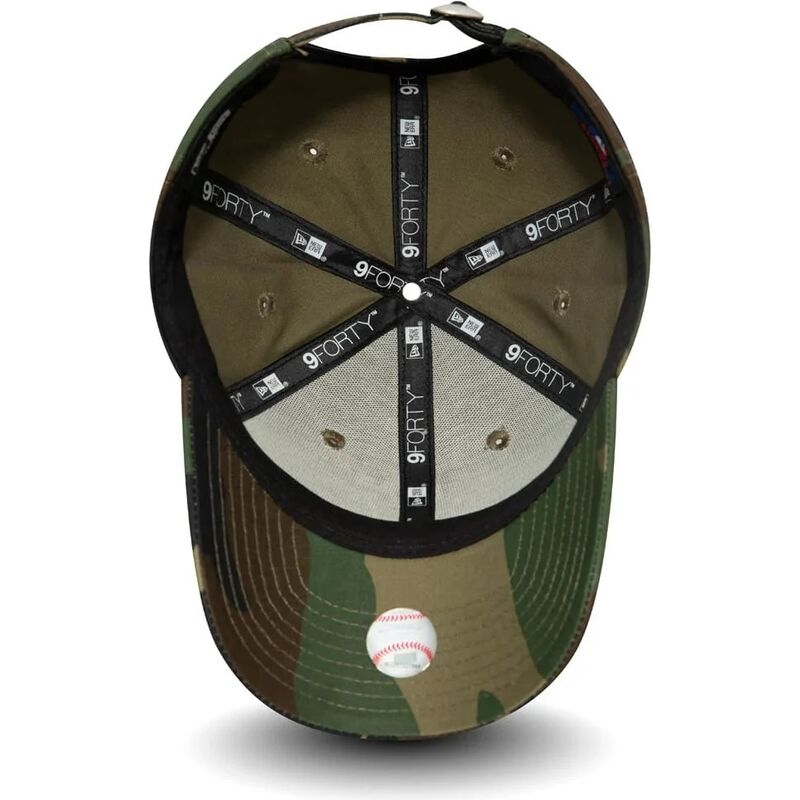 lippikset-kaareva-maastokuvio-saadettava-nauha-lapsille-9forty-league-essential-new-york-yankees-mlb-new-era