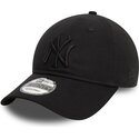 lippikset-kaareva-musta-saadettava-nauha-9twenty-league-essential-new-york-yankees-mlb-new-era
