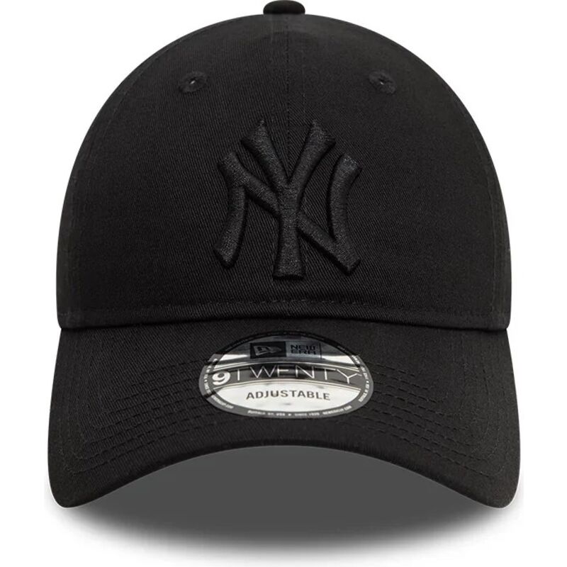 lippikset-kaareva-musta-saadettava-nauha-9twenty-league-essential-new-york-yankees-mlb-new-era
