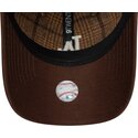lippikset-kaareva-ruskea-saadettava-nauha-9twenty-mix-check-los-angeles-dodgers-mlb-new-era