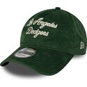 lippikset-kaareva-vihrea-saadettava-nauha-9twenty-a-frame-cord-script-los-angeles-dodgers-mlb-new-era