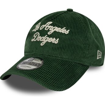 Lippikset kaareva vihreä säädettävä nauha 9TWENTY A Frame Cord Script Los Angeles Dodgers MLB New Era