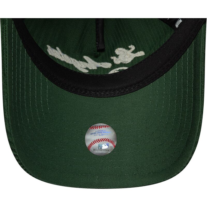 lippikset-kaareva-vihrea-saadettava-nauha-9twenty-a-frame-cord-script-los-angeles-dodgers-mlb-new-era