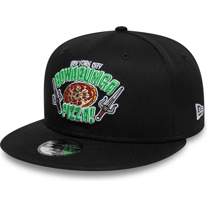 lippikset-littea-musta-snapback-lapsille-9fifty-cowabunga-pizza-tortugas-ninja-new-era