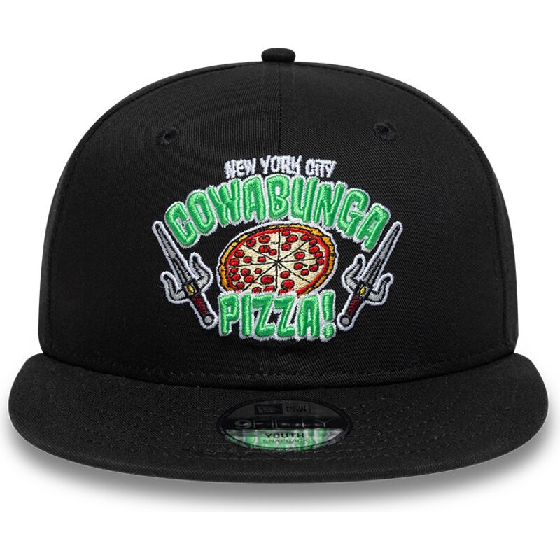 lippikset-littea-musta-snapback-lapsille-9fifty-cowabunga-pizza-tortugas-ninja-new-era