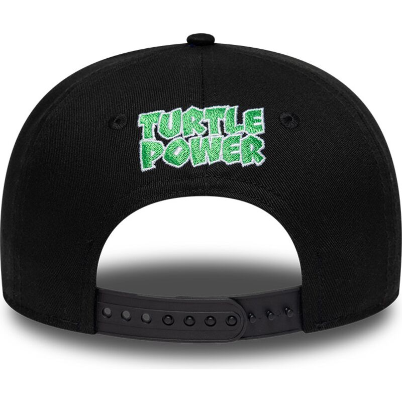 lippikset-littea-musta-snapback-lapsille-9fifty-cowabunga-pizza-tortugas-ninja-new-era