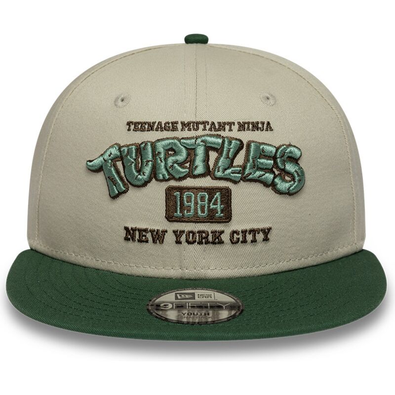lippikset-littea-vihrea-snapback-lapsille-9fifty-tortugas-ninja-new-era