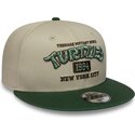 lippikset-littea-vihrea-snapback-lapsille-9fifty-tortugas-ninja-new-era