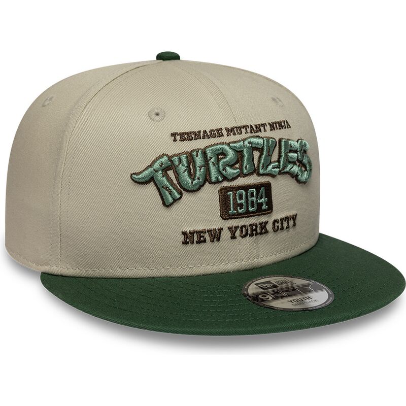 lippikset-littea-vihrea-snapback-lapsille-9fifty-tortugas-ninja-new-era