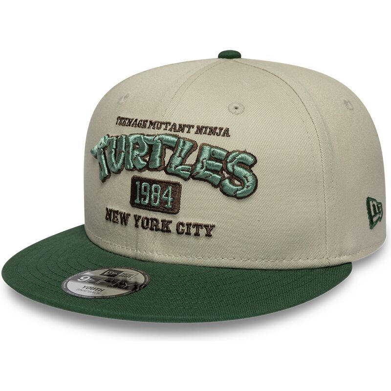 lippikset-littea-vihrea-snapback-lapsille-9fifty-tortugas-ninja-new-era
