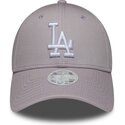 lippikset-kaareva-violetti-saadettava-nauha-9forty-league-essential-los-angeles-dodgers-mlb-new-era