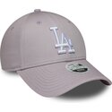 lippikset-kaareva-violetti-saadettava-nauha-9forty-league-essential-los-angeles-dodgers-mlb-new-era