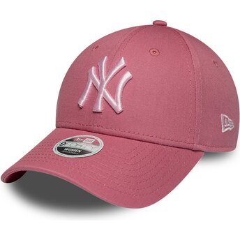 Lippikset kaareva vaaleanpunainen säädettävä nauha 9FORTY League Essential CAS New York Yankees MLB New Era