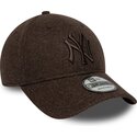 lippikset-kaareva-ruskea-snapback-9forty-winter-new-york-yankees-mlb-new-era