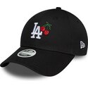 lippikset-kaareva-musta-saadettava-nauha-9forty-fruit-icon-cherry-los-angeles-dodgers-mlb-new-era
