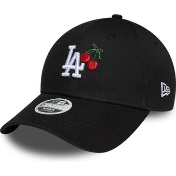 Lippikset kaareva musta säädettävä nauha 9FORTY Fruit Icon Cherry Los Angeles Dodgers MLB New Era
