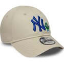 lippikset-kaareva-beige-saadettava-nauha-9forty-monster-icon-new-york-yankees-mlb-new-era