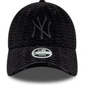 lippikset-kaareva-musta-saadettava-nauha-9forty-velour-new-york-yankees-mlb-new-era