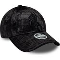 lippikset-kaareva-musta-saadettava-nauha-9forty-pattern-velour-new-york-yankees-mlb-new-era
