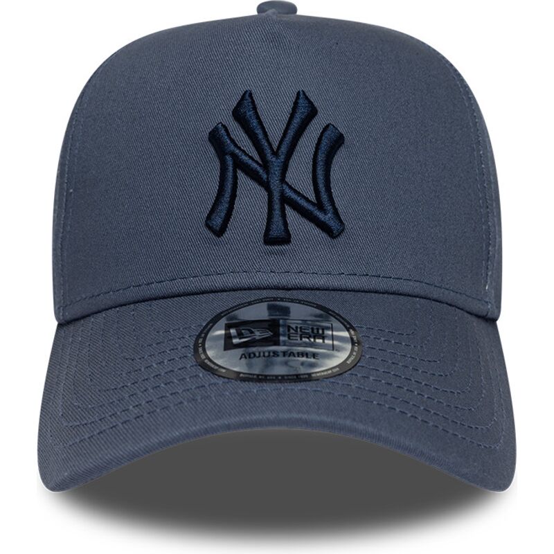 lippikset-kaareva-sininen-snapback-9forty-e-frame-league-essential-new-york-yankees-mlb-new-era