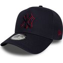 lippikset-kaareva-laivastonsininen-snapback-9forty-e-frame-team-outline-new-york-yankees-mlb-new-era