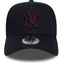 lippikset-kaareva-laivastonsininen-snapback-9forty-e-frame-team-outline-new-york-yankees-mlb-new-era