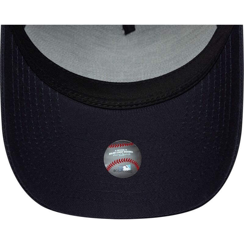 lippikset-kaareva-laivastonsininen-snapback-9forty-e-frame-team-outline-new-york-yankees-mlb-new-era