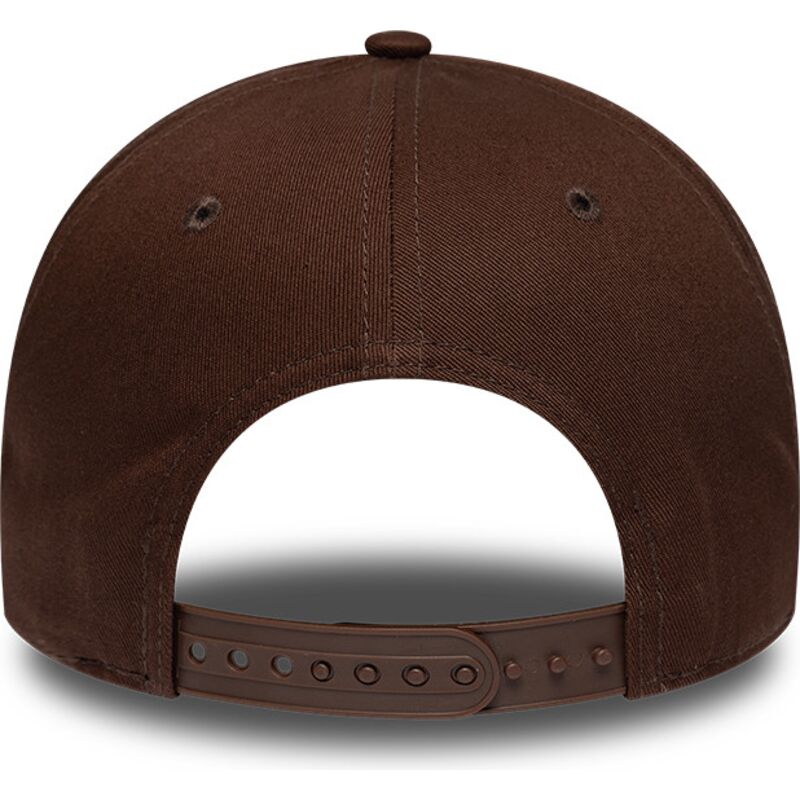 lippikset-kaareva-ruskea-snapback-9forty-e-frame-team-outline-los-angeles-dodgers-mlb-new-era