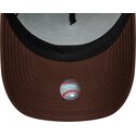 lippikset-kaareva-ruskea-snapback-9forty-e-frame-team-outline-los-angeles-dodgers-mlb-new-era