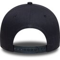 lippikset-kaareva-laivastonsininen-snapback-9forty-dorado-e-frame-metallic-outline-los-angeles-dodgers-mlb-new-era