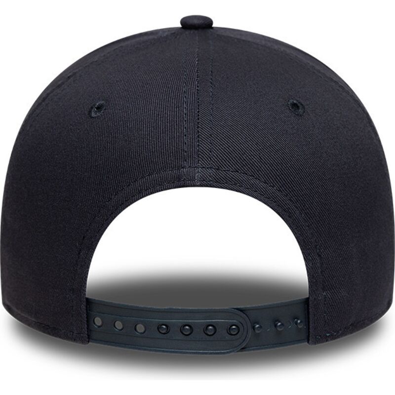 lippikset-kaareva-laivastonsininen-snapback-9forty-dorado-e-frame-metallic-outline-los-angeles-dodgers-mlb-new-era